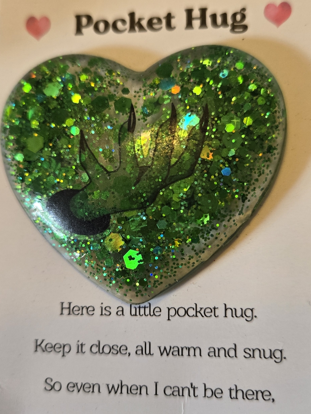 Customizable Heart Pocket Hug Trinket - Picture 7 of 7